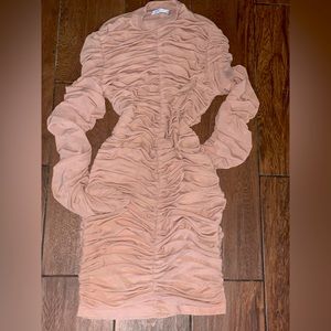 House of CB peach/pink dress.